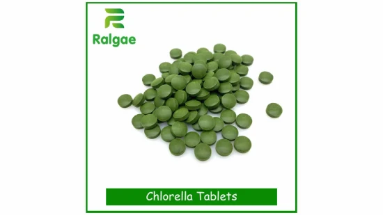 Usine certifiée de bonne qualité Chlorella Agae Tablets Protéine végétalienne